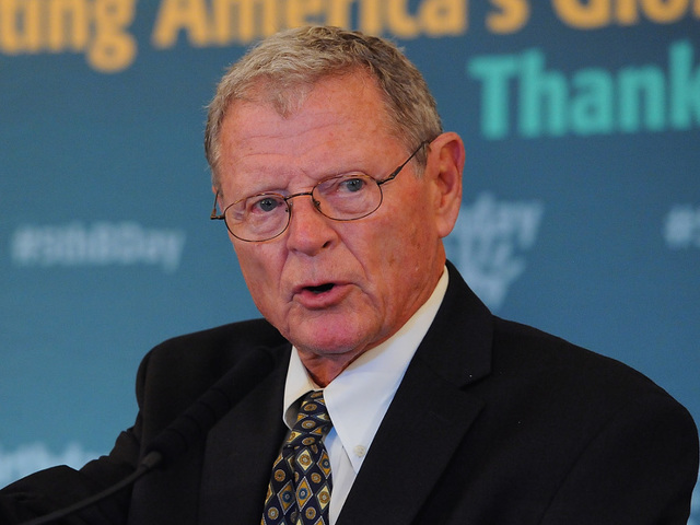 Sen. Jim Inhofe will replace John McCain as chairman of Senate Armed Services Committee
