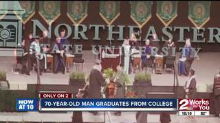 70-year-old man graduates from college