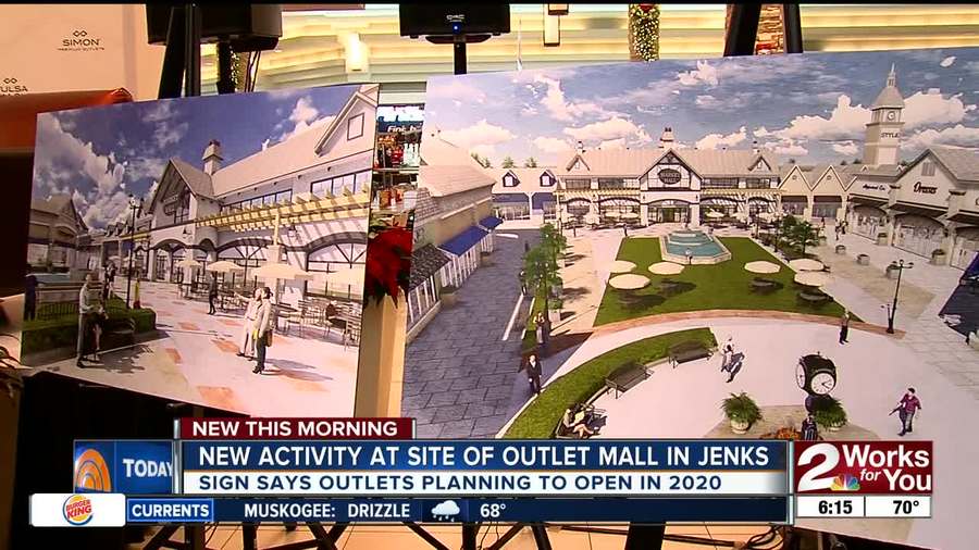 Progress seen at Tulsa Premium Outlets in Jenks