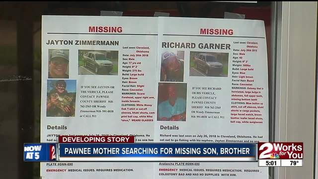 Two men missing in Pawnee County for weeks