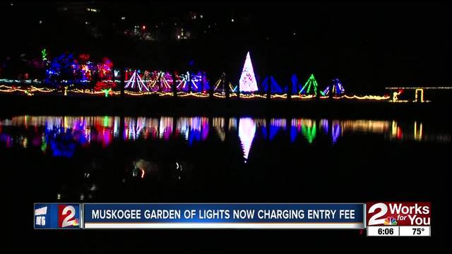 Honor Heights Park Christmas Lights 2022 Muskogee Garden Of Lights Now Charging Entry Fee